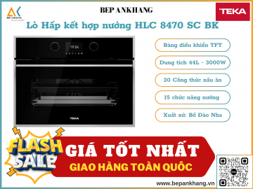 Lò hấp kết hợp nướng Teka HLC 8470 SC BK - Xuất xứ Bồ Đào Nha